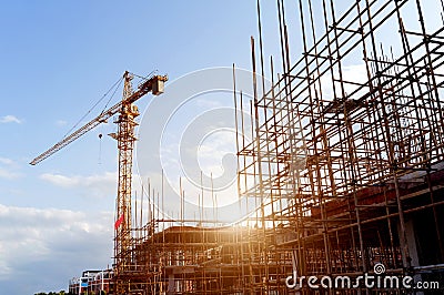 Construction site Stock Photo