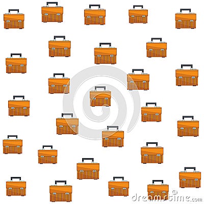 Construction tool box caroon Vector Illustration