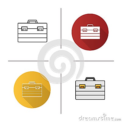 Construction toolbox icon Vector Illustration