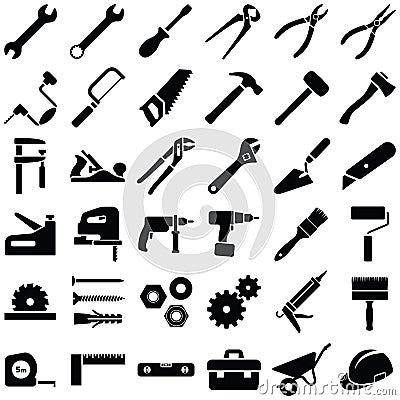 Construction tool vector icon illustration Vector Illustration