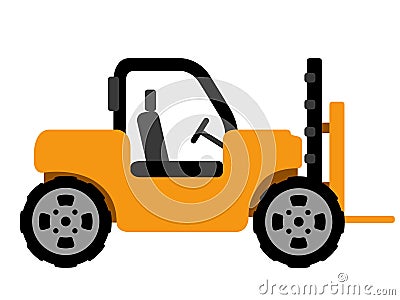Construction vehicle image Vector Illustration