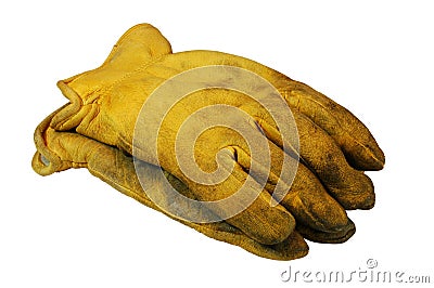 Construction Work Gloves Stock Photo