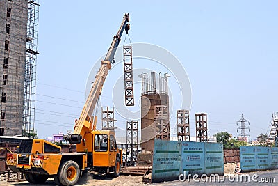 Construction Work Editorial Stock Photo