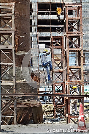 Construction Work Editorial Stock Photo