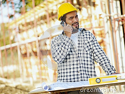 Construction worker Stock Photo