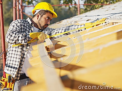 Construction worker Stock Photo