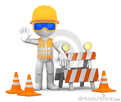 Construction worker Stock Photo