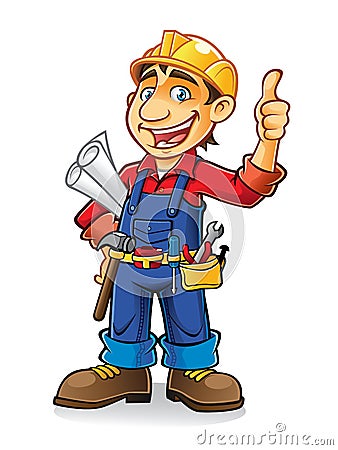 Construction worker Vector Illustration