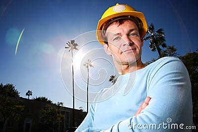 Construction worker Stock Photo