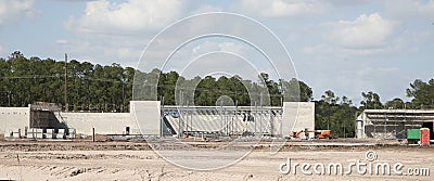 Construction Zone Stock Photo