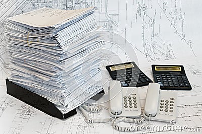 Constructional and engineering`s objects Stock Photo