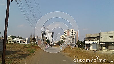 constructions in india rapidly growing Stock Photo