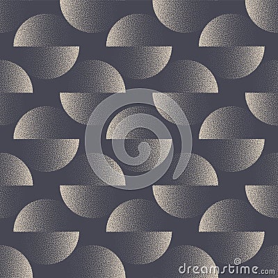 Constructivism Style Seamless Pattern Trend Vector Dot Work Abstract Background Vector Illustration