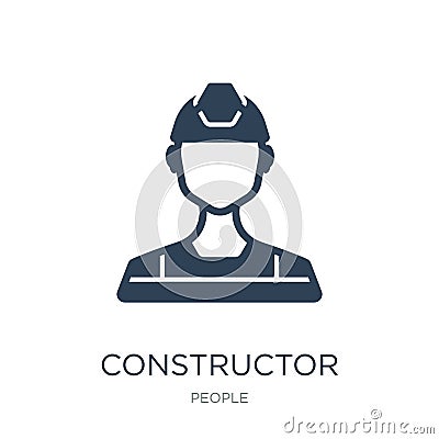 constructor icon in trendy design style. constructor icon isolated on white background. constructor vector icon simple and modern Vector Illustration