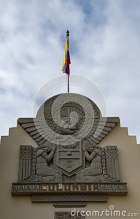 Consulate General of Colombia in Seville Editorial Stock Photo