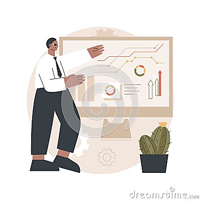 Consulting abstract concept vector illustration. Vector Illustration