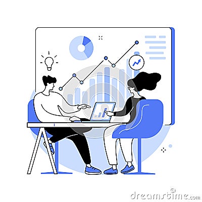 Consulting abstract concept vector illustration. Vector Illustration