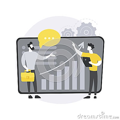 Consulting abstract concept vector illustration. Vector Illustration