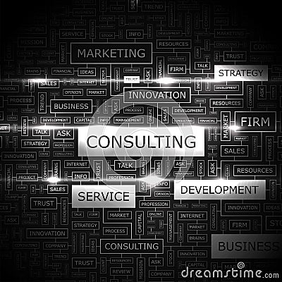 CONSULTING Vector Illustration