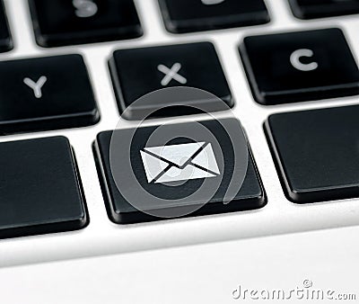 Contact button Stock Photo