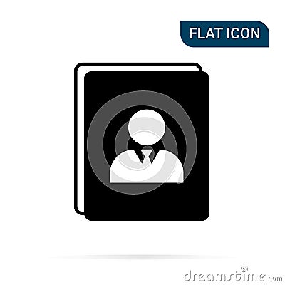 Contact icon Vector Illustration
