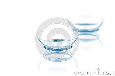 Contact lenses Stock Photo