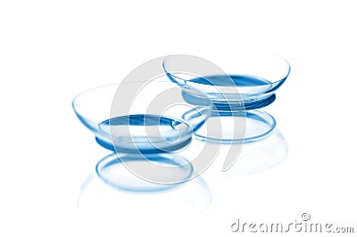 Contact lenses Stock Photo