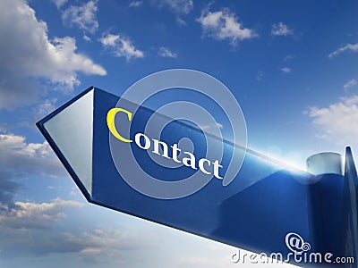 Contact us Stock Photo