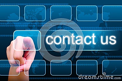 Contact us Stock Photo