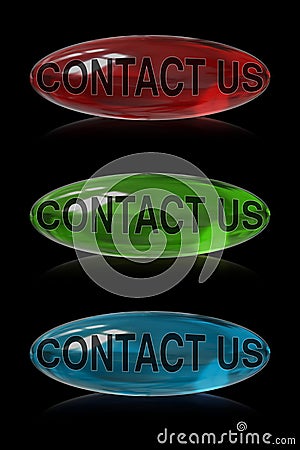 Contact us button Stock Photo