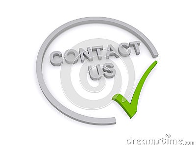 Contact us Stock Photo