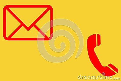 Phone or mail, Stock Photo