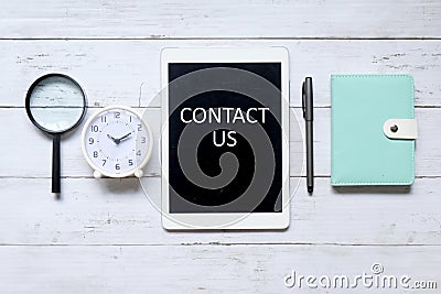 Contact us Stock Photo