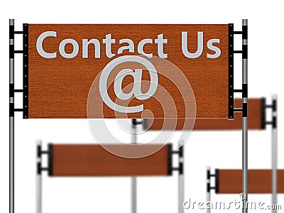 Contact us Stock Photo