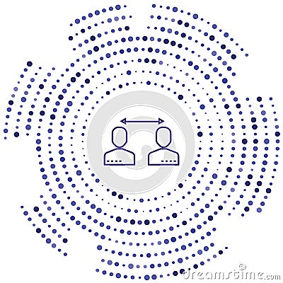 Contact vector icon. contact editable stroke. contact linear symbol for use on web and mobile apps, logo, print media. Thin line Vector Illustration