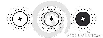 Contactless charger icons. Wireless charger. Phone charge simple illustration. Vector scalable graphics Cartoon Illustration