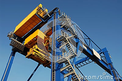 Container Crane Stock Photo