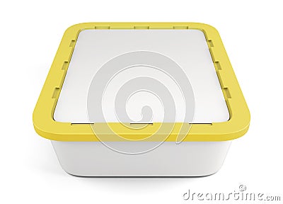 Container for fast food. 3d/ Stock Photo