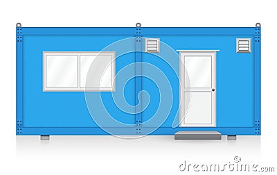 Container house Vector Illustration