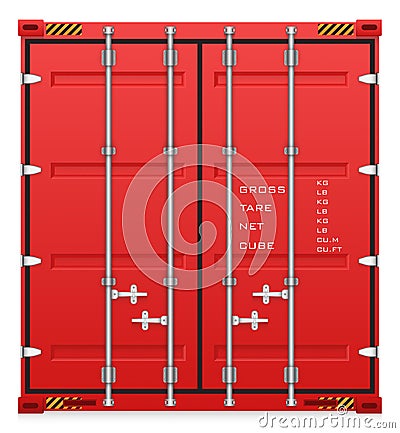 Container Vector Illustration