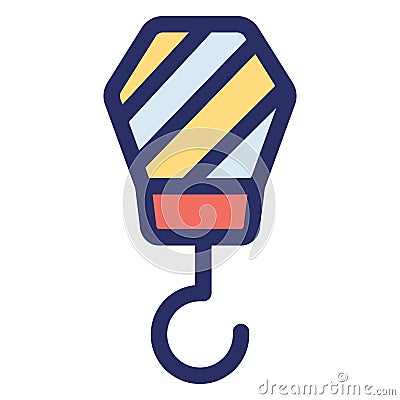Container lifter, lifter Isolated Vector Icon which can be easily modified or edited Vector Illustration