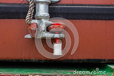 The container seal lock for protect product inside Stock Photo