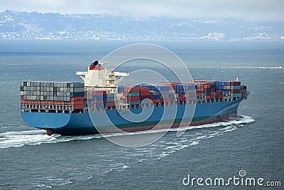 Container Ship Stock Photo