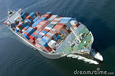 Container Ship Stock Photo