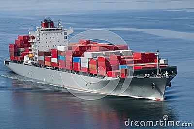 Container Ship Stock Photo