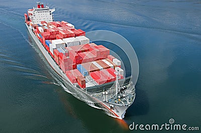 Container Ship Stock Photo