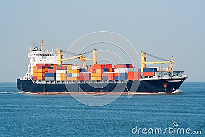 Container ship Stock Photo