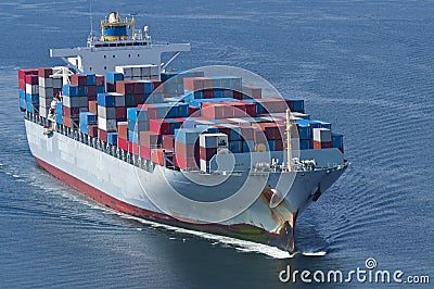 Container Ship Stock Photo