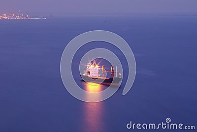 Container ship Stock Photo