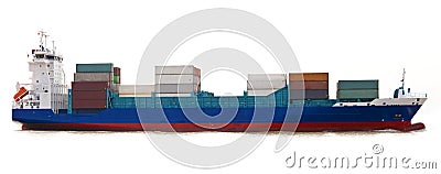 Container ship Stock Photo